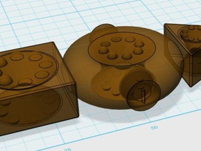 pip fidget giratório gadgets brinquedo 3d print model - Mito3D
