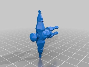 simples bot modelo robôs 3d print model - Mito3D