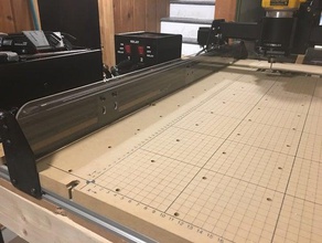 x-tailler la poussière rails sidesfrontback de machine outils inventables xcarve 3d print model - Mito3D