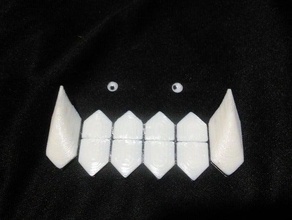 greed teeth halloween cosplay full metal alchemist props 3d print model - Mito3D
