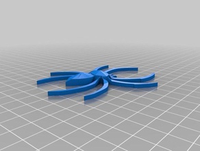 spider web 85mm magnete del frigorifero creature 3d print model - Mito3D