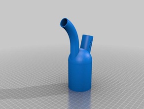 mini 18mm dabber tubulação de água diy 3d print model - Mito3D