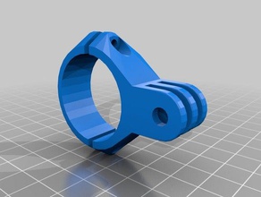 mon personnalisés gopromounts handlebarmount caméra 3d print model - Mito3D