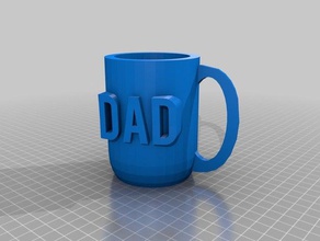 dad mug 3d printing 3d print model - Mito3D