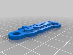 jenny Schlüsselanhänger angepasst 3d print model - Mito3D
