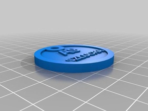 my customized round tag v2 pets 3d print model - Mito3D