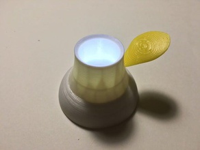 led zócalo de la falsa luz bombilla 3d impresión lightbulb 3d print model - Mito3D
