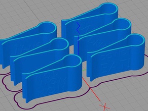 saco de clipes v2 a cozinha jantar simples 3d print model - Mito3D