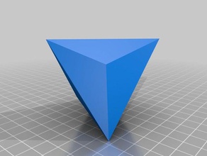meine triakis-Tetraeder math Kunst angepasst 3d print model - Mito3D