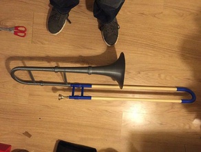 printbone fully printable playable trombone music brass instrument customizable musical instrument printable trombone