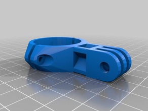 27 2 montar la tija de sillín gopro cámara personalizado 3d print model - Mito3D