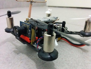 qx95 eğik kamera desteği rc araç nano Q x 3d print model - Mito3D