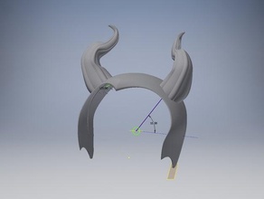 devil horns costume costumechallenge 3d print model - Mito3D