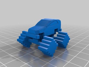 monster truck other 3d slash 3d print model - Mito3D