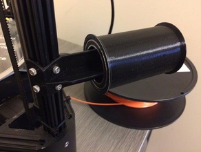 kossel pro ball bearing spool holder 15mm extrusion 3d printer parts 15x15 filament openbeam 3d print model - Mito3D