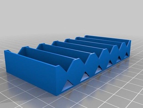 6x aa soporte de la batería 2 mm pared electrónica personalizado 3d print model - Mito3D