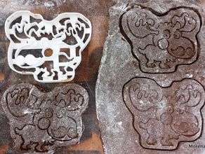 moosember cookie cutter movember cucina pranzo il canada uomo i baffi partito 3d print model - Mito3D