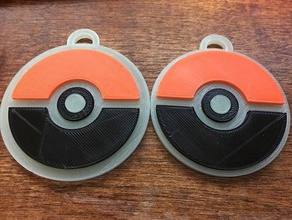 glow-in-the-dark halloween pokeball coins badges 3d print model - Mito3D
