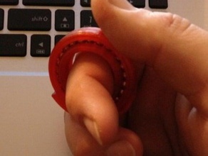 bb Lager zappeln Spielzeug - Spiele bbs finger Rennen spin 3d print model - Mito3D