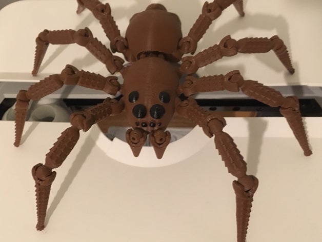 lobo aranha criaturas articulada rastreador assustador brilham-no-escuro brilho escuro o dia das bruxas a decoração de halloween prop férias inseto homem-aranha 3D print model - Mito3D