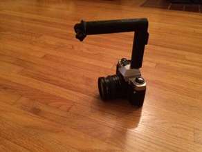 fotocamera hot shoe gestire gopro mount 3d print model - Mito3D