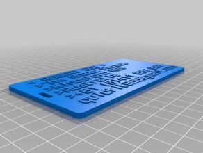 roberts luggage tag v4 organization customized 3d print model - Mito3D