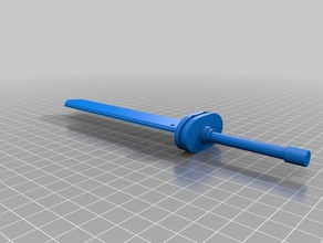 kirito espada de la alo juguete juego accesorios sao arte en línea 3d print model - Mito3D