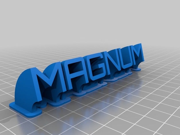 magnum office angepasst 3D print model - Mito3D