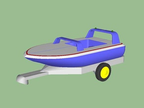 playmobil 123 compatible speedboat toys games 3d print model - Mito3D