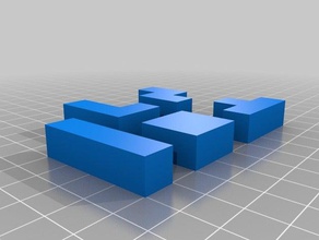 tetris les jouets jeux 3d print model - Mito3D
