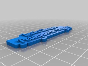 minha personalizado de várias linhas tag chaveiro peluqueria v2 chaveiros 3d print model - Mito3D