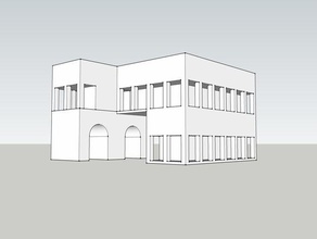 conceptual establecer inferior de los edificios estructuras La impresión en 3d la arquitectura casa modelo 3d print model - Mito3D