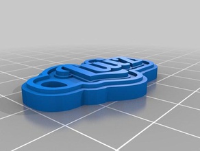 luiz keychains customized 3d print model - Mito3D