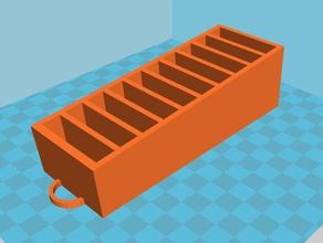 suspendus étagère de petits éléments autocollants organisation 3d print model - Mito3D