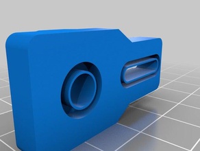 2020 end stop mount 3d printer parts extrusion cobblebot endstop vslot 3d print model - Mito3D