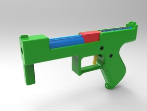 prop gun blowback props toy 3d print model - Mito3D