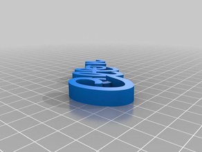 colton Anahtarlık özelleştirilmiş 3d print model - Mito3D