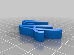 iniciales organization customized 3d print model - Mito3D