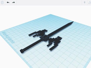 espada deamon brinquedos jogos 3d print model - Mito3D
