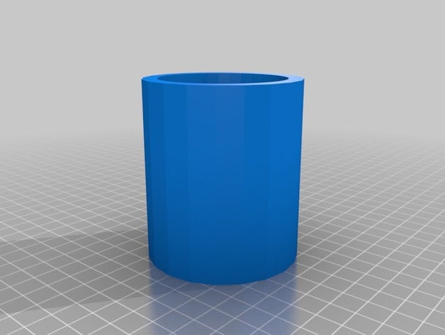 basic pencil cup household 3D print model - Mito3D