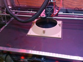 ventilation system v1 mount diy 3d printing abs fumes ag3d air flow fan 3d print model - Mito3D