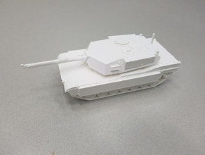 abrams m1a1 vehicles tank 3d print model - Mito3D