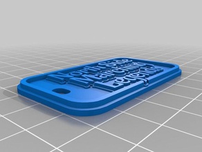 marching legends dog tag keychains customized 3d print model - Mito3D