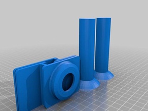 2-piece universal spool holders ffc pro 3d printer parts 3d print model - Mito3D