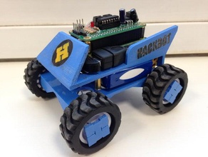 hackbot micro pi midi bot la robotique zéro contrôle à distance voiture contrôlée wiimote 3d print model - Mito3D