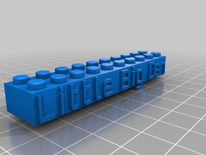 littlebigdan costruzione i giocattoli personalizzato 3d print model - Mito3D