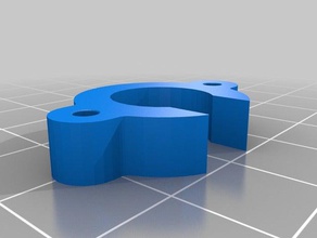 hot end mount 4 fabrikator mini 3d printer parts created freecad spare part 3d print model - Mito3D