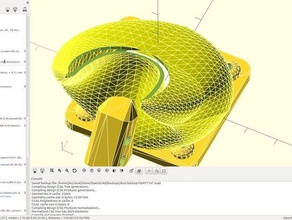 e3d conducto del ventilador de la boquilla v10 openscad curva impresora extrusoras extrusor titular montaje 3d print model - Mito3D