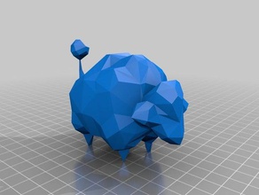 mareep pokemon hayvanlar figürleri 3d print model - Mito3D