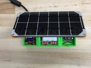 solar usb charger voltage monitors electronics awesome cool education iphone open source portable smartphone travel 3d print model - Mito3D